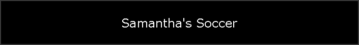 Samantha's Soccer