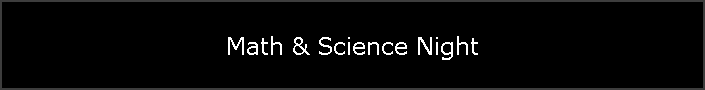 Math & Science Night