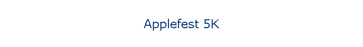 Applefest 5K