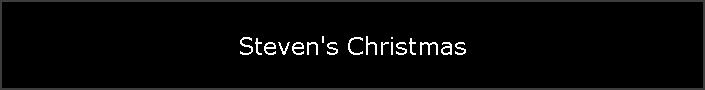 Steven's Christmas